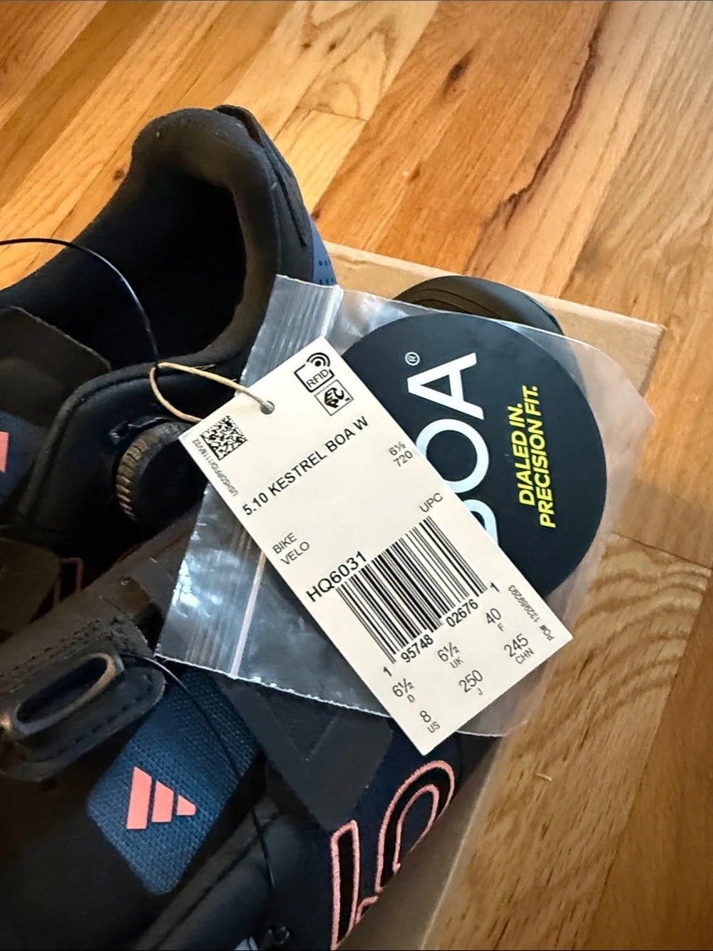 Five Ten Kestrel BOA Clipless MTB Shoe - Womens - Legend Ink-Black-Coral Fusion